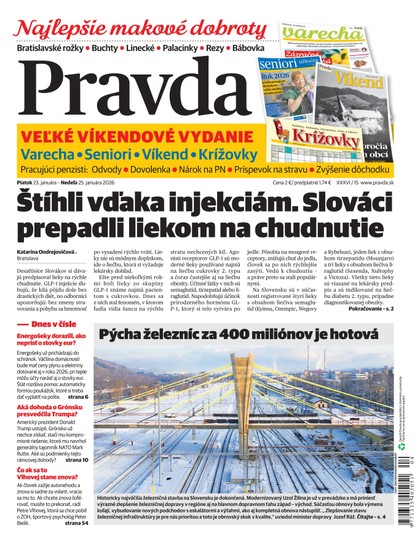 E-magazín Denník Pravda 23. 1. 2026 - OUR MEDIA SR a. s.
