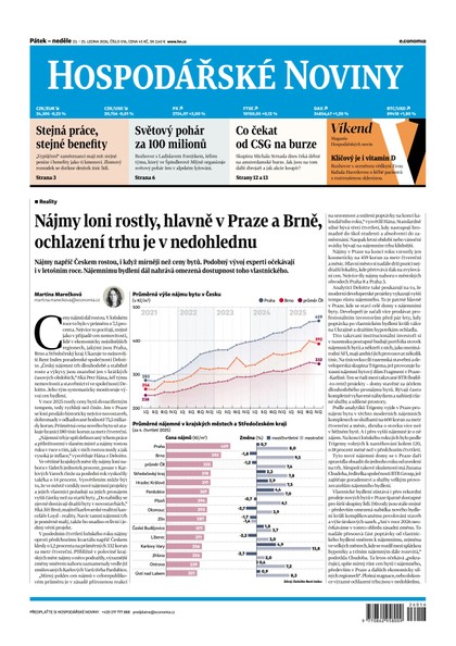 E-magazín HN 016 - 23.1.2026 - Economia, a.s.
