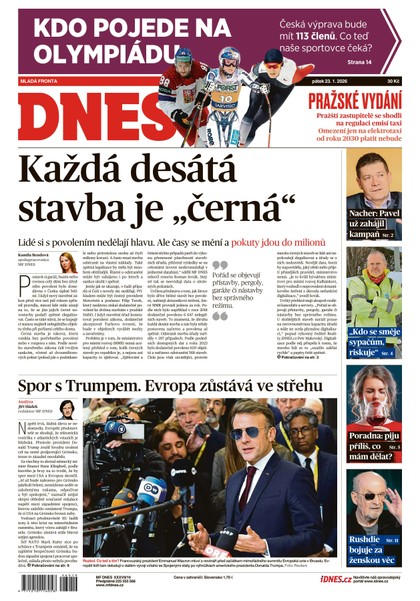 E-magazín MF DNES - 23.01.2026 - MAFRA, a.s.