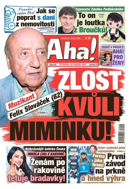 E-magazín AHA! - 24.01.2026 - CZECH NEWS CENTER a. s.