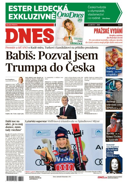 E-magazín MF DNES - 26.01.2026 - MAFRA, a.s.