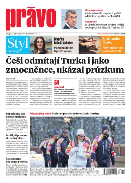 E-magazín Deník Právo - 27.1.2026 - Borgis, a.s.