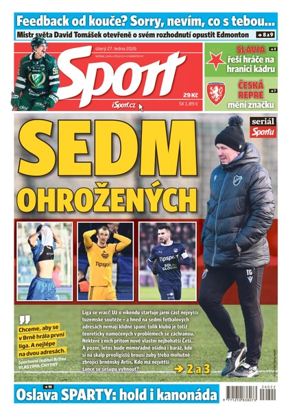 E-magazín Sport - 27.01.2026 - CZECH NEWS CENTER a. s.