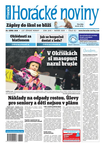 E-magazín Horácké noviny 05/2026 - Horácké noviny