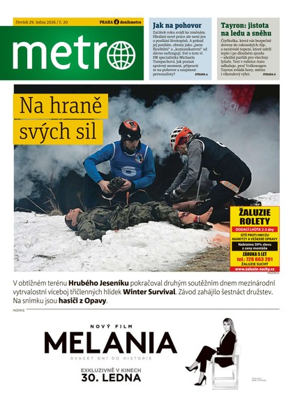 E-magazín METRO - 29.01.2026 - MAFRA, a.s.