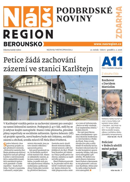 E-magazín Náš Region - Berounsko 6/2026 - A 11 s.r.o.