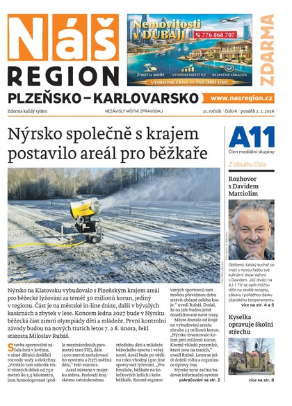 E-magazín Náš Region - Karlovarsko 6/2026 - A 11 s.r.o.