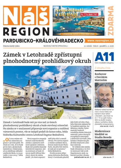 E-magazín Náš Region - Pardubicko/Královéhradecko 6/2026 - A 11 s.r.o.
