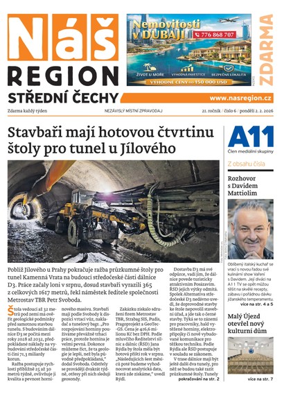 E-magazín Náš Region - Střední Čechy 6/2026 - A 11 s.r.o.