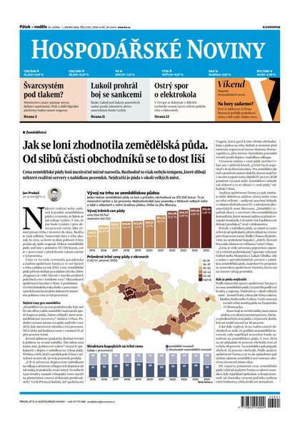 E-magazín HN 021 - 30.1.2026 - Economia, a.s.