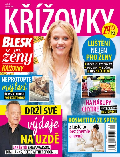 E-magazín BLESK PRO ŽENY KŘÍŽOVKY - 2/2026 - CZECH NEWS CENTER a. s.