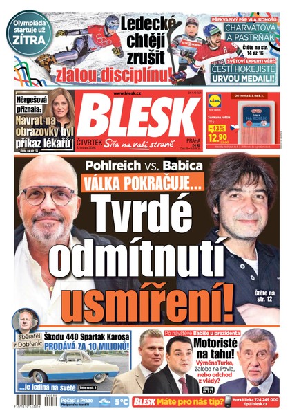 E-magazín Blesk - 05.02.2026 - CZECH NEWS CENTER a. s.