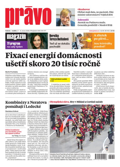 E-magazín Deník Právo - 7.2.2026 - Borgis, a.s.