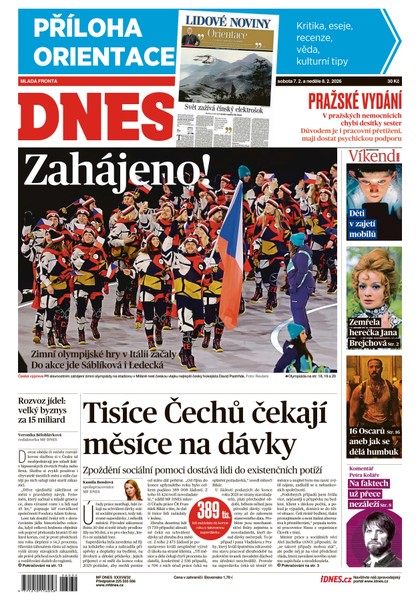 E-magazín MF DNES - 07.02.2026 - MAFRA, a.s.