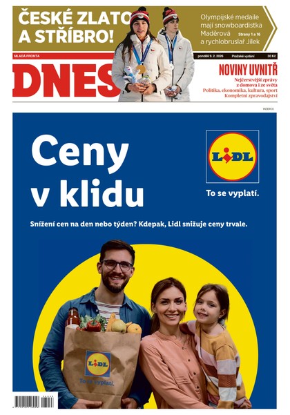 E-magazín MF DNES - 09.02.2026 - MAFRA, a.s.