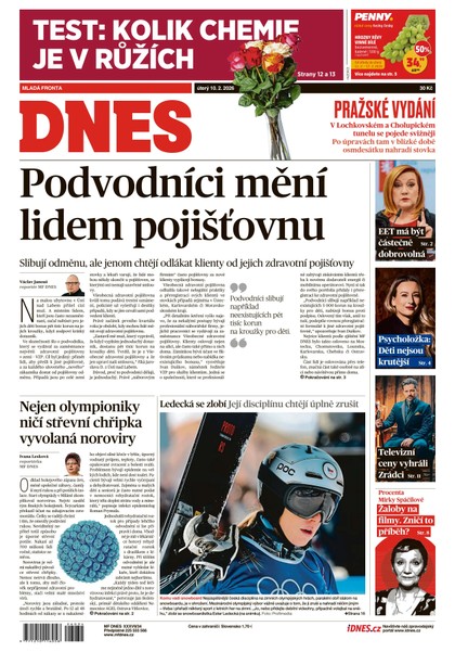E-magazín MF DNES - 10.02.2026 - MAFRA, a.s.