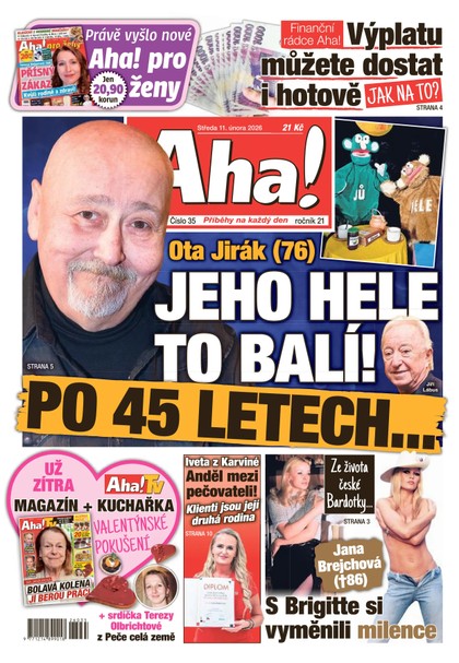 E-magazín AHA! - 11.02.2026 - CZECH NEWS CENTER a. s.