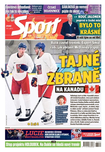 E-magazín Sport - 11.02.2026 - CZECH NEWS CENTER a. s.