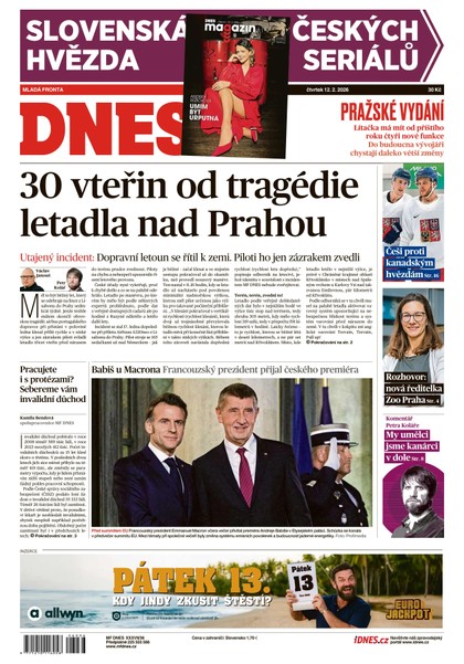 E-magazín MF DNES - 12.02.2026 - MAFRA, a.s.