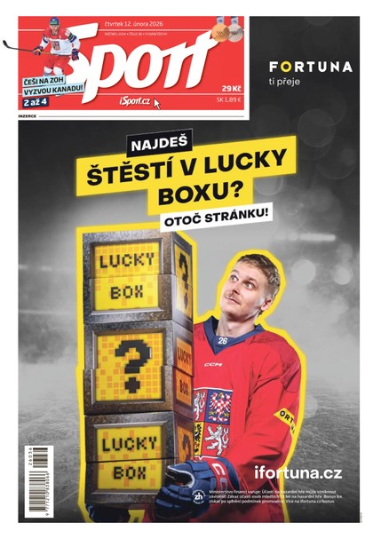 E-magazín Sport - 12.02.2026 - CZECH NEWS CENTER a. s.