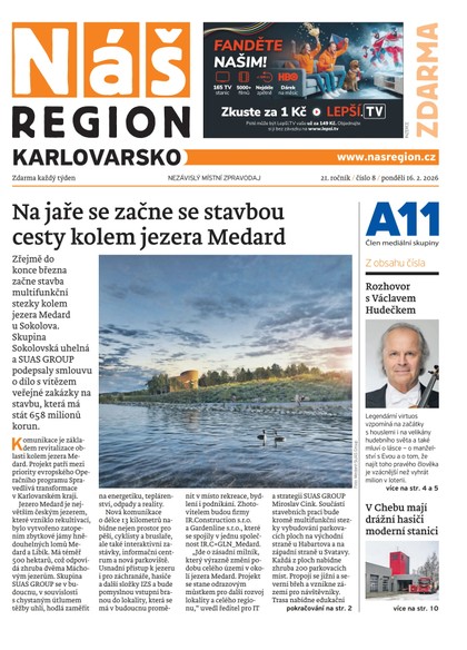 E-magazín Náš Region - Karlovarsko 8/2026 - A 11 s.r.o.