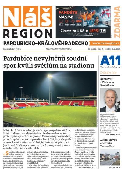 E-magazín Náš Region - Pardubicko/Královéhradecko 8/2026 - A 11 s.r.o.