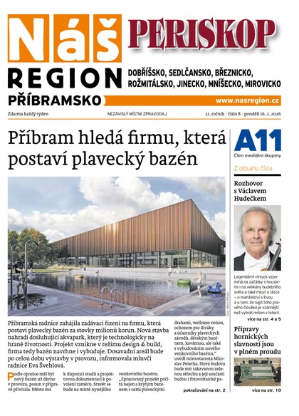 E-magazín Náš Region - Příbramsko 8/2026 - A 11 s.r.o.