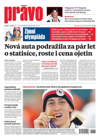 E-magazín Deník Právo - 14.2.2026 - Borgis, a.s.