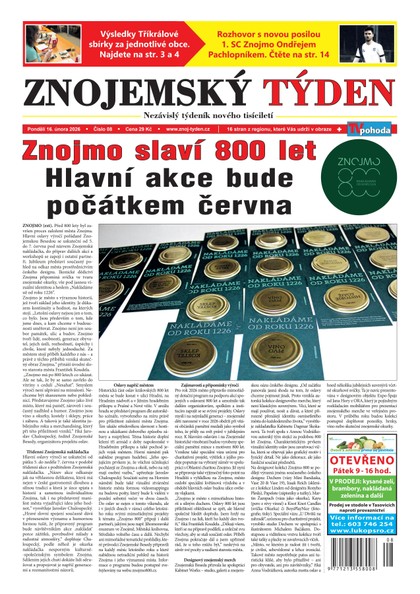 E-magazín Znojemský týden 08/2026 - Znojemský týden