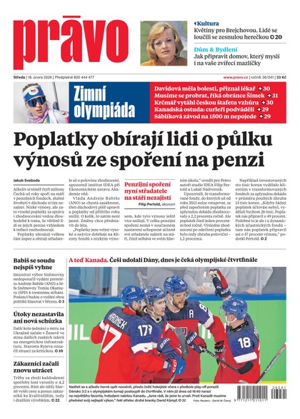 E-magazín Deník Právo - 18.2.2026 - Borgis, a.s.