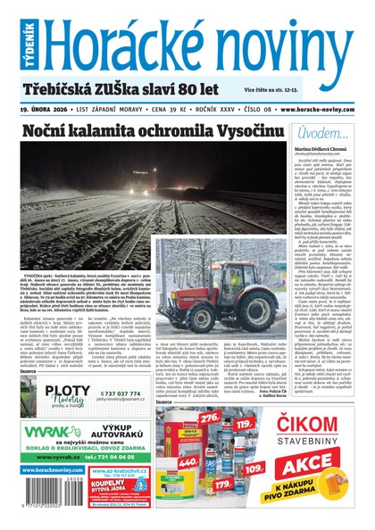 E-magazín Horácké noviny 08/2026 - Horácké noviny