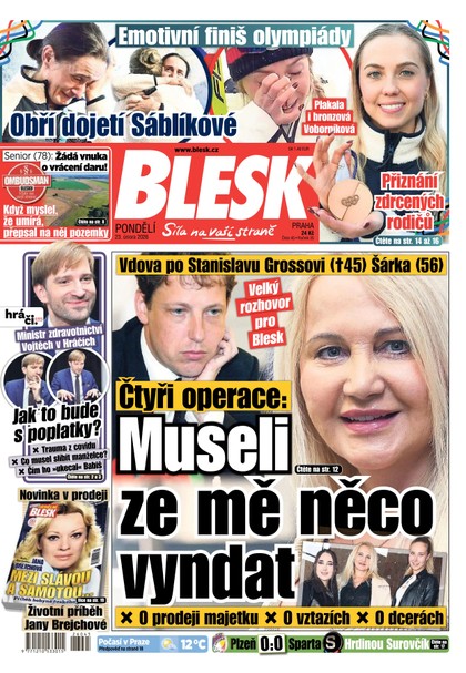 E-magazín Blesk - 23.02.2026 - CZECH NEWS CENTER a. s.