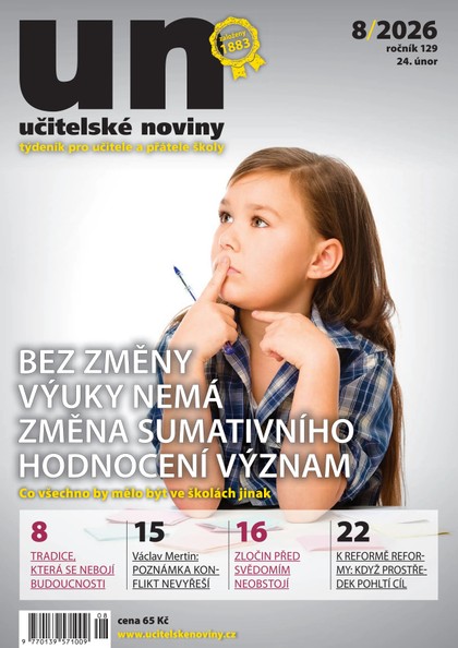 E-magazín Učitelské noviny 8/2026 - GNOSIS s.r.o.