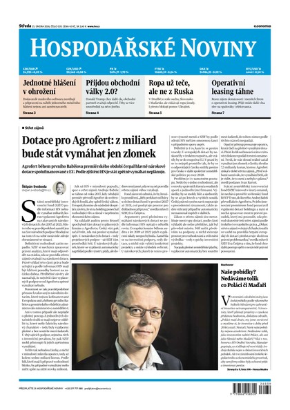 E-magazín HN 039 - 25.2.2026 	 - Economia, a.s.