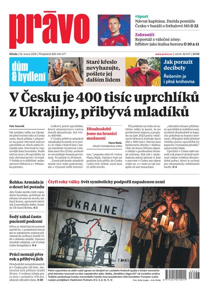 E-magazín Deník Právo - 25.2.2026 - Borgis, a.s.