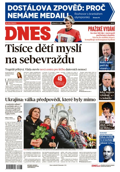 E-magazín MF DNES - 25.02.2026 - MAFRA, a.s.