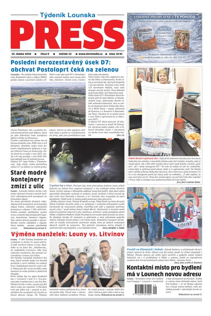 E-magazín Lounský Press 09/26 - Ohře Media