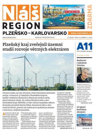 E-magazín Náš Region - Plzeňsko 10/2026 - A 11 s.r.o.