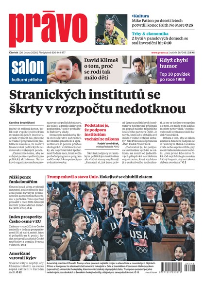 E-magazín Deník Právo - 26.2.2026 - Borgis, a.s.