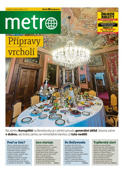 E-magazín METRO - 27.02.2026 - MAFRA, a.s.