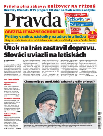 E-magazín Denník Pravda 2. 3. 2026 - OUR MEDIA SR a. s.