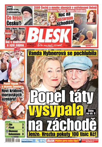 E-magazín Blesk - 02.03.2026 - CZECH NEWS CENTER a. s.