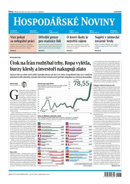 E-magazín HN 043 - 3.3.2026 - Economia, a.s.