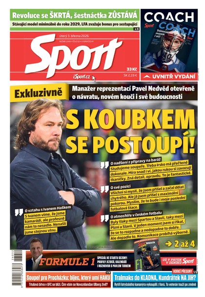 E-magazín Sport - 03.03.2026 - CZECH NEWS CENTER a. s.