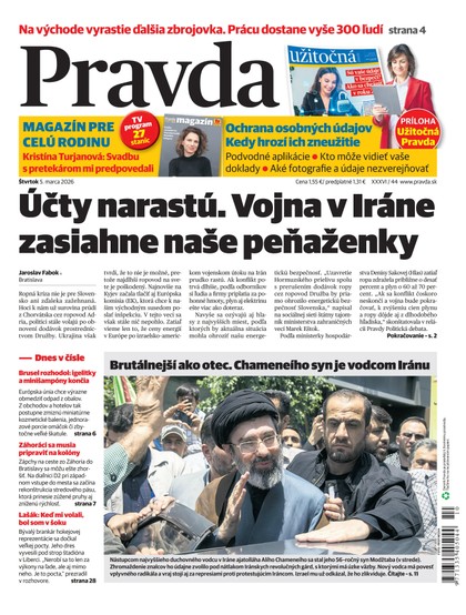 E-magazín Denník Pravda 5. 3. 2026 - OUR MEDIA SR a. s.