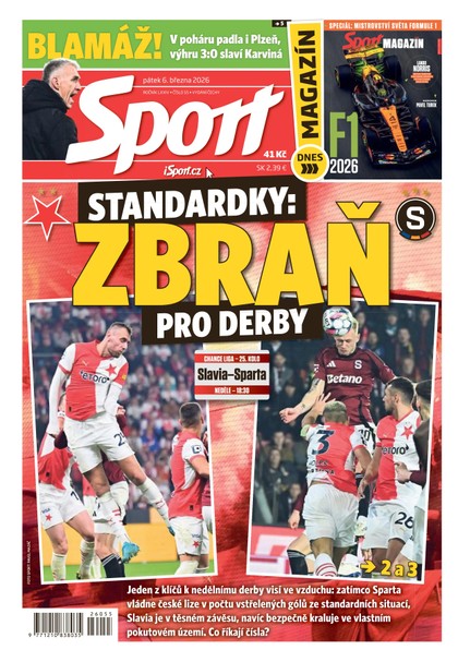 E-magazín Sport - 06.03.2026 - CZECH NEWS CENTER a. s.