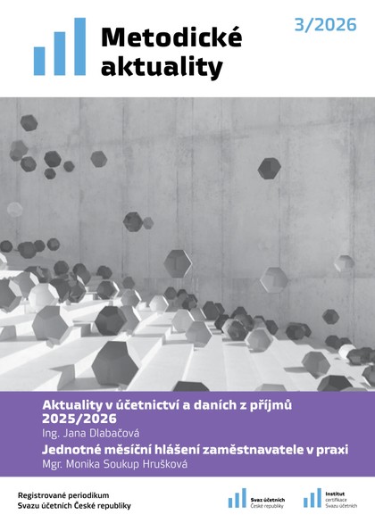 E-magazín Metodické aktuality Svazu účetních č. 3/2026 - Svaz účetních České republiky, z. s.