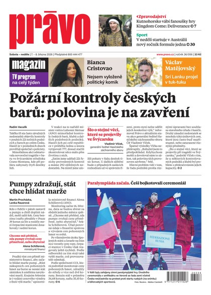 E-magazín Deník Právo - 7.3.2026 - Borgis, a.s.