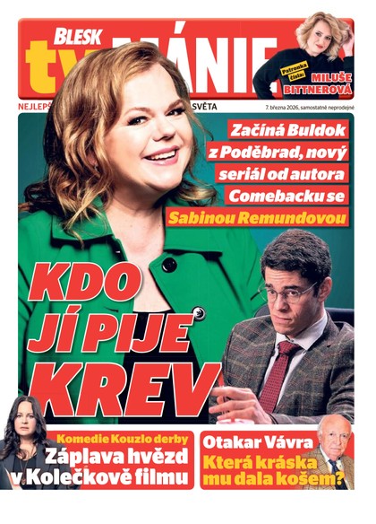 E-magazín Blesk Tv manie - 07.03.2026 - CZECH NEWS CENTER a. s.