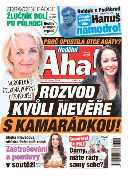 E-magazín NEDĚLNÍ AHA! - 08.03.2026 - CZECH NEWS CENTER a. s.